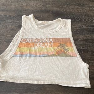 California dream crop top